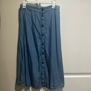 Long Jean skirt